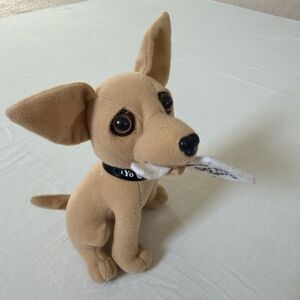 Vintage Taco Bell Talking Chihuahua Plush Yo Quiero Taco Bell Applause 90s